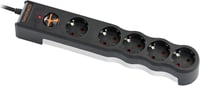 TUNCMATİK POWER 5-SURGE PROTEC.PLUG-1050 JOULBLACK