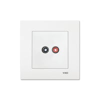 Viko Karre Beyaz Müzik Yayın (Hoparlör) Prizi Çerçeve Dahil 90967037