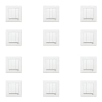 Viko Karre Beyaz Üçlü Anahtar Çerçeve Dahil 12 Adet 90967068
