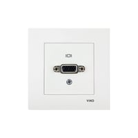 Viko Karre Beyaz Vga Konnektör Çerçeve Dahil 90967166