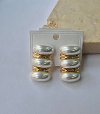 GOLD DETAYLI KATLI KÜPE 