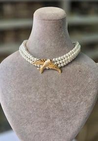 İNCİLİ KUŞ CHOKER 