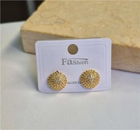 GOLD YUVARLAK KÜPE