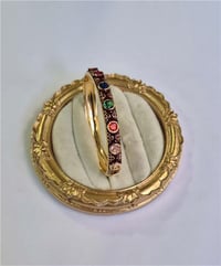 RENKLİ TAŞLI KELEPÇE