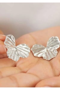 Çiçek Silver Küpe