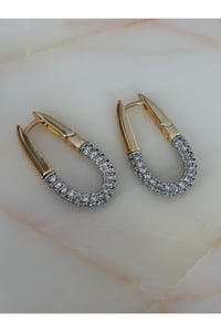 Çift Renk Soleste Nars Küpe