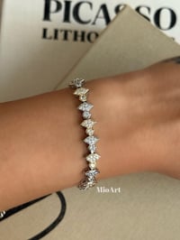 Çift Renk Taşlı Bileklik