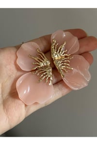 Daisy Flower Ultra Kalite Mineli Çiçek Küpe