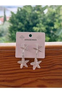 Deniz Temalı Sallantılı Küpe