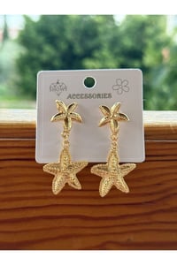 Deniz Temalı Sallantılı Küpe