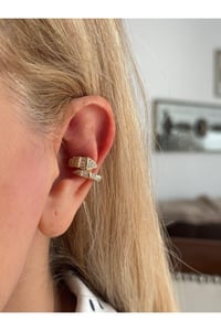 Earcuff Kadın Kıkırdak Yılan Figür Küpe