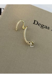 Earcuff Küpeli Kadın Kıkırdak Kaplan Figür Küpe (1 Adet)