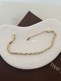 Gold Çelik Zincir Bileklik