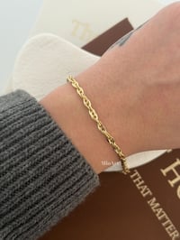 Gold Çelik Zincir Bileklik