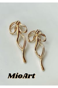 Gold Italyan Zincir Fiyonk Küpe