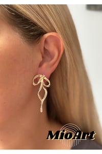 Gold Italyan Zincir Fiyonk Küpe