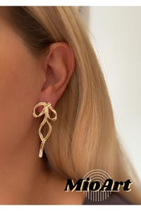 Gold Italyan Zincir Fiyonk Küpe