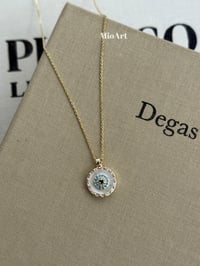 Gold Nazar Taşlı Kolye