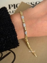 Gold Taşlı Bileklik