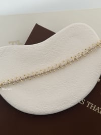 Gold Taşlı Çelik Bileklik
