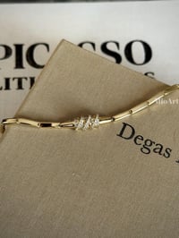Gold Taşlı Sarmal Bileklik