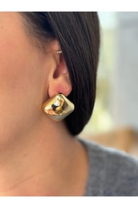 Gold Zenith Cube Küpe