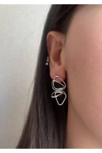 Halka Metal Vintage Özgün Tasarım Küpe