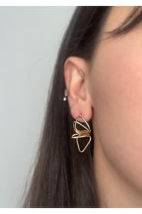 Halka Metal Vintage Özgün Tasarım Küpe