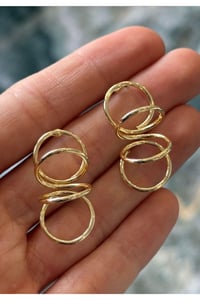 Halka Metal Vintage Özgün Tasarım Küpe