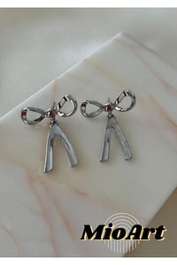 Kadın Gold Fiyonk İncili Küpe