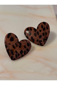 Kadın Leopar Küpe