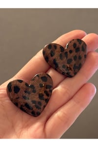 Kadın Leopar Küpe