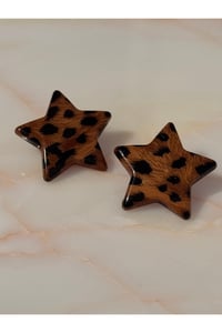 Kadın Leopar Küpe