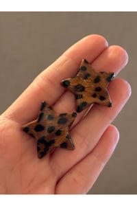 Kadın Leopar Küpe