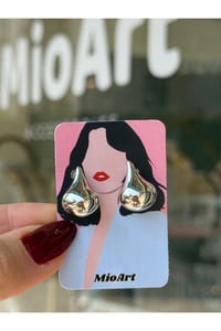Kadın Trend Vinrage Damla Küçük Mini Küpe
