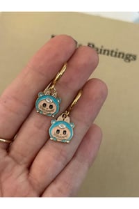 Kız Çocuk Labubu Bebek Model Küpe