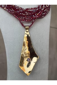 Kristal Boncuklu taşlı şık kolye