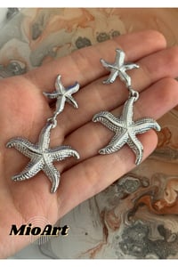 Küçük Boy Deniz Yıldızı Altın/Gold Küpe