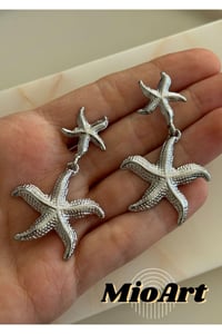 Küçük Boy Deniz Yıldızı Altın/Gold Küpe