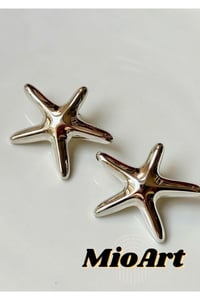 Küçük Boy Deniz Yıldızı Altın/Gold Küpe