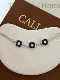 Mavi Taşlı Su Yolu  Bileklik
