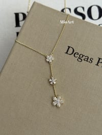 Papatya Gold Taşlı Yıldız Y Kolye