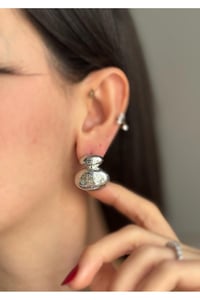 Pırıltılı Pinterest Küpe