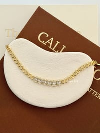 Taşlı Gold Bileklik