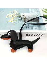 Trend Kadın Dachshund Köpek Çanta Charmı Çanta Süsü Anahtarlık