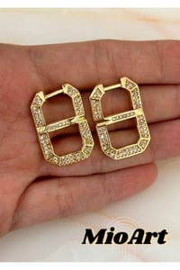 Trend Serenay (LEYLA) Küpe Vip Tasarım Gold