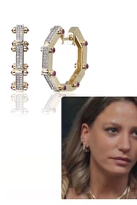Trend Serenay (LEYLA) Küpe Vip Tasarım Gold