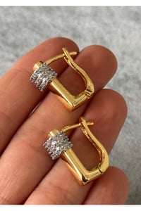 Trend Serenay (LEYLA) Küpe Vip Tasarım Gold