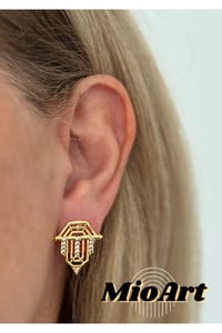 Trend Serenay (LEYLA) Küpe Vip Tasarım Gold