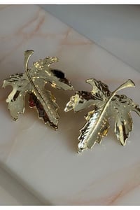 Troya Yaprak Şık Küpe